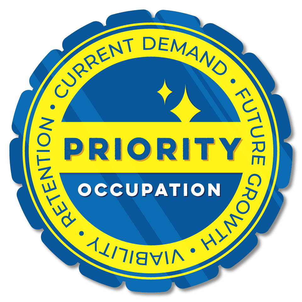 priority occupation badge